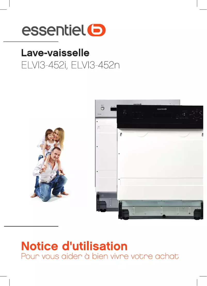 Page 1 of the manual User Manual Essentiel B ELVI3 452n
