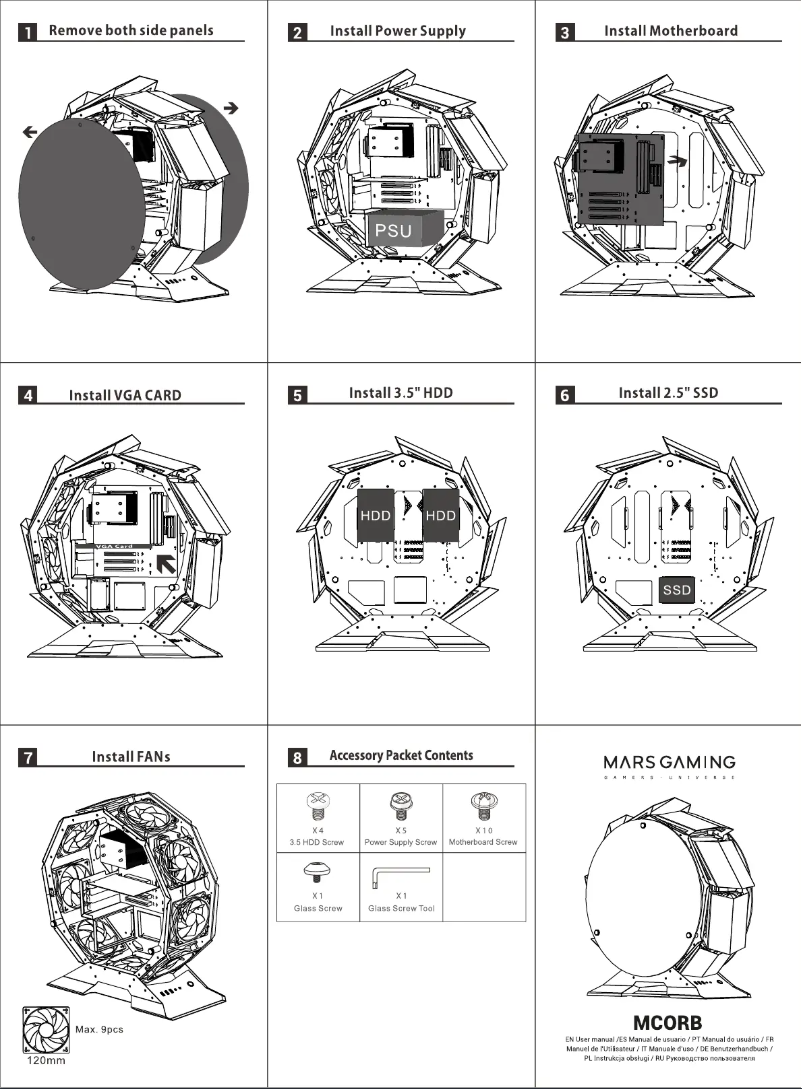 First page image of the manual for MCORB