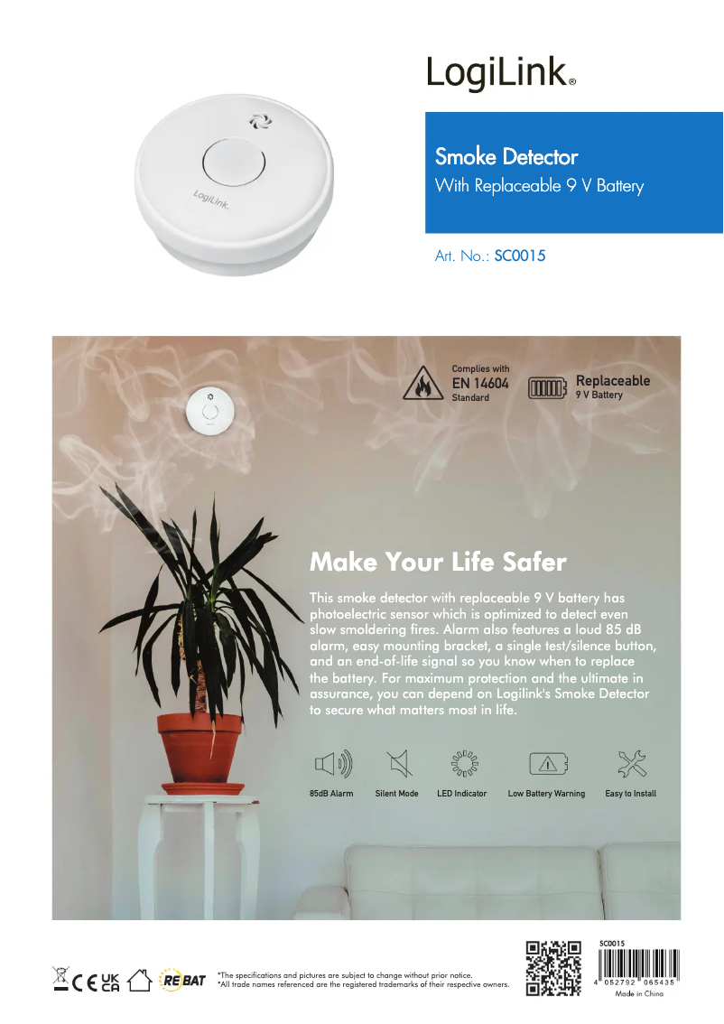 Page 1 of the manual User Manual LogiLink SC0015