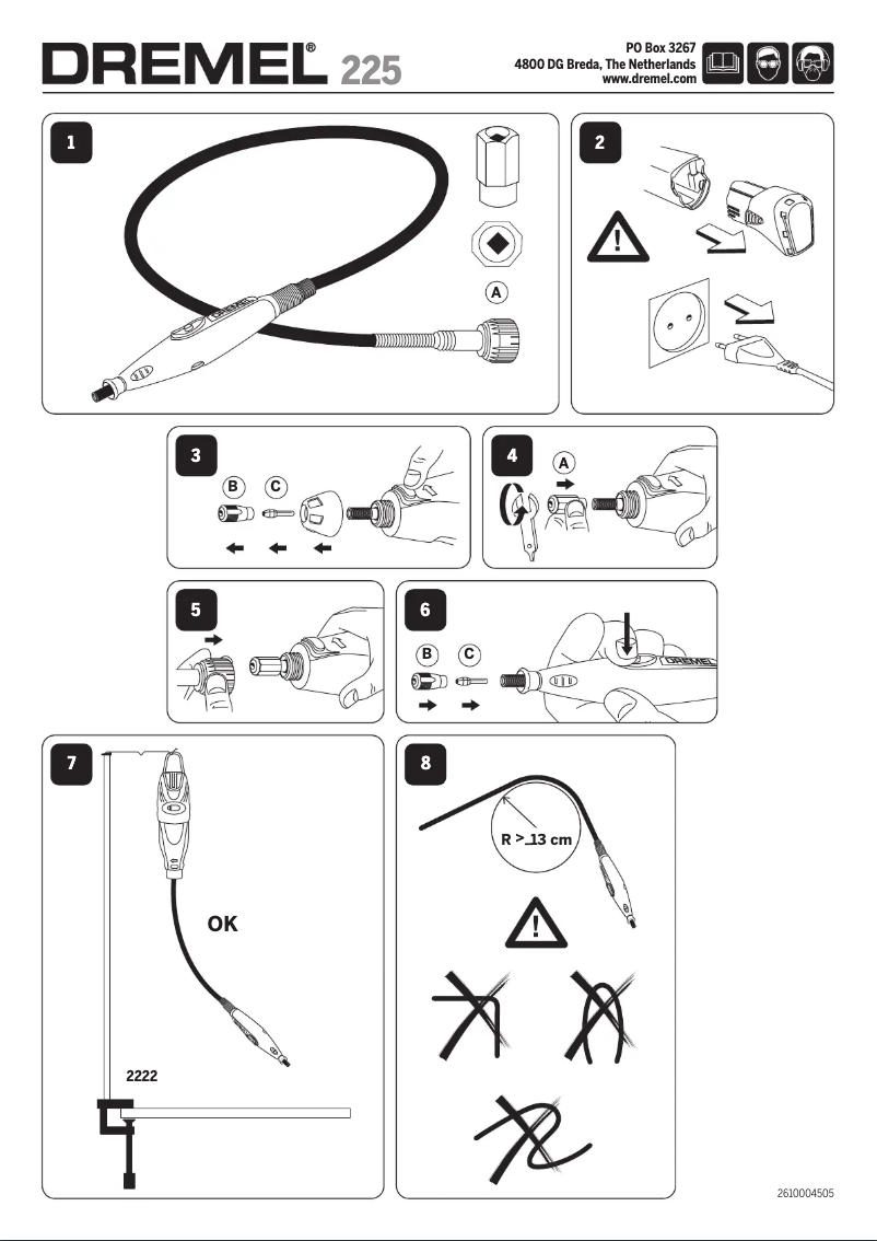 First page image of the manual for 225