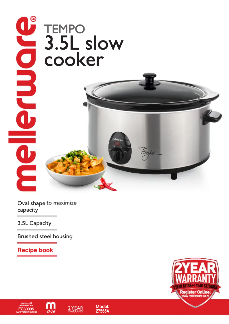 First page image of the manual for Tempo 27565A