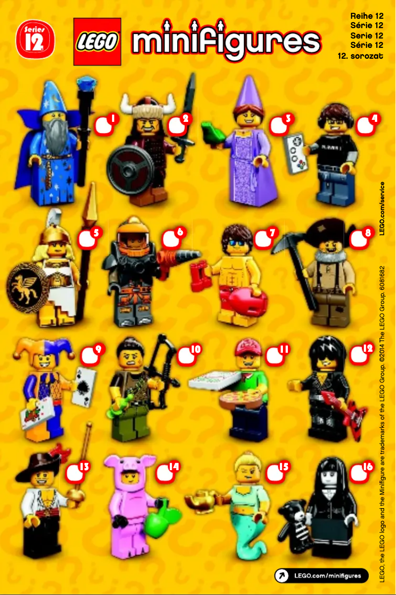First page image of the manual for Minifigures 71007