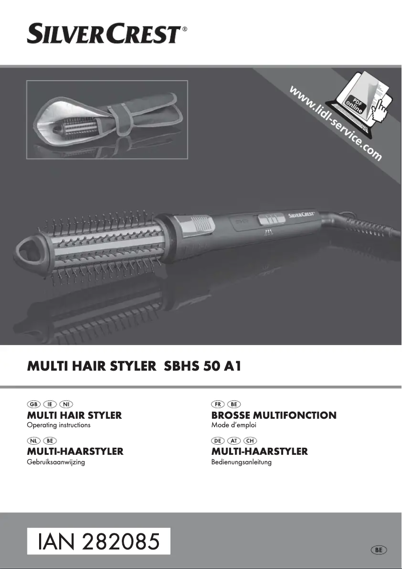 Page 1 of the manual User Manual SilverCrest SBHS 50 A1