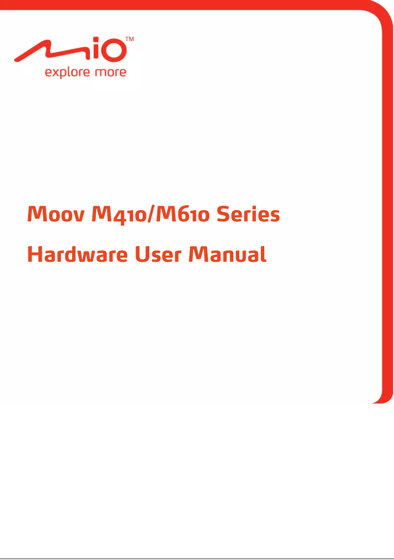 Page 1 of the manual User Manual Mio Moov M616