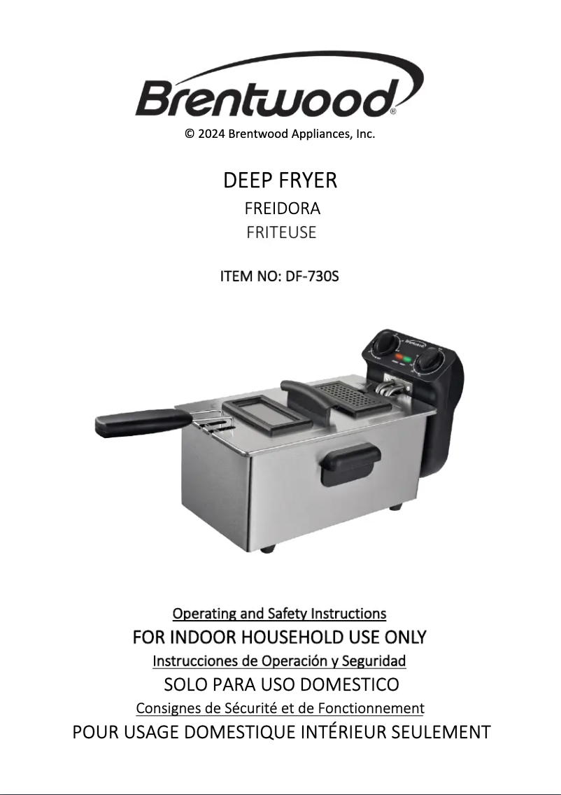 First page image of the manual for DF-730S