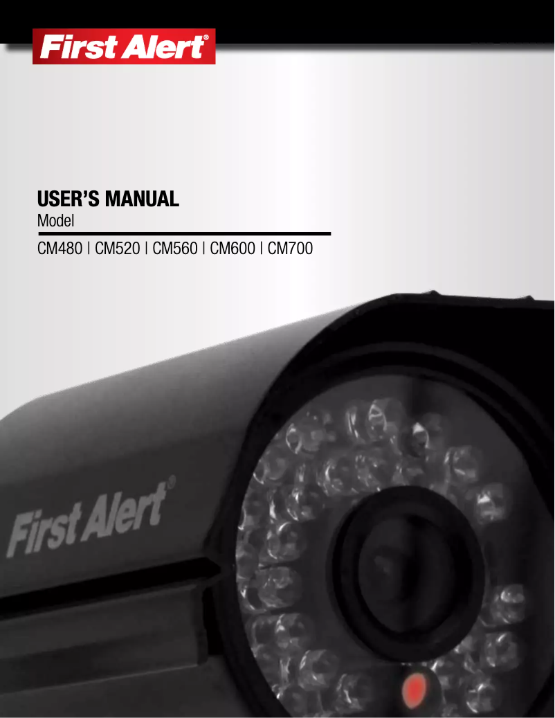 First page image of the manual for CM560