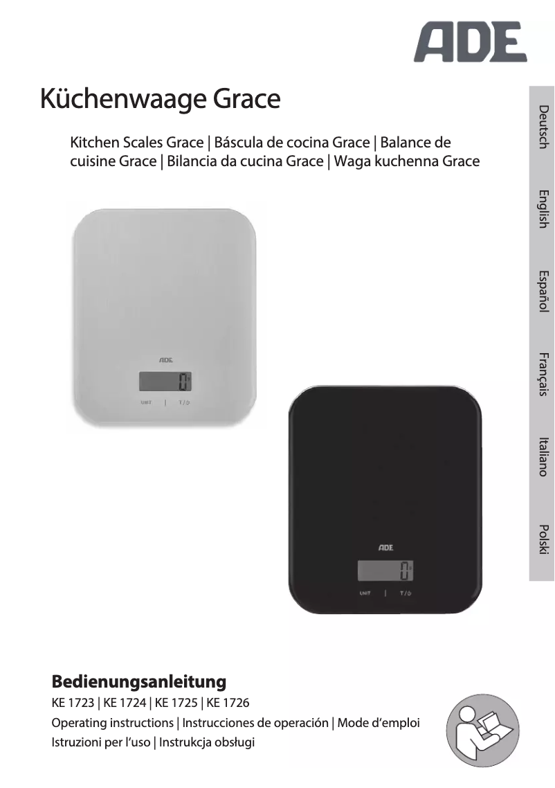 First page image of the manual for Grace KE 1725