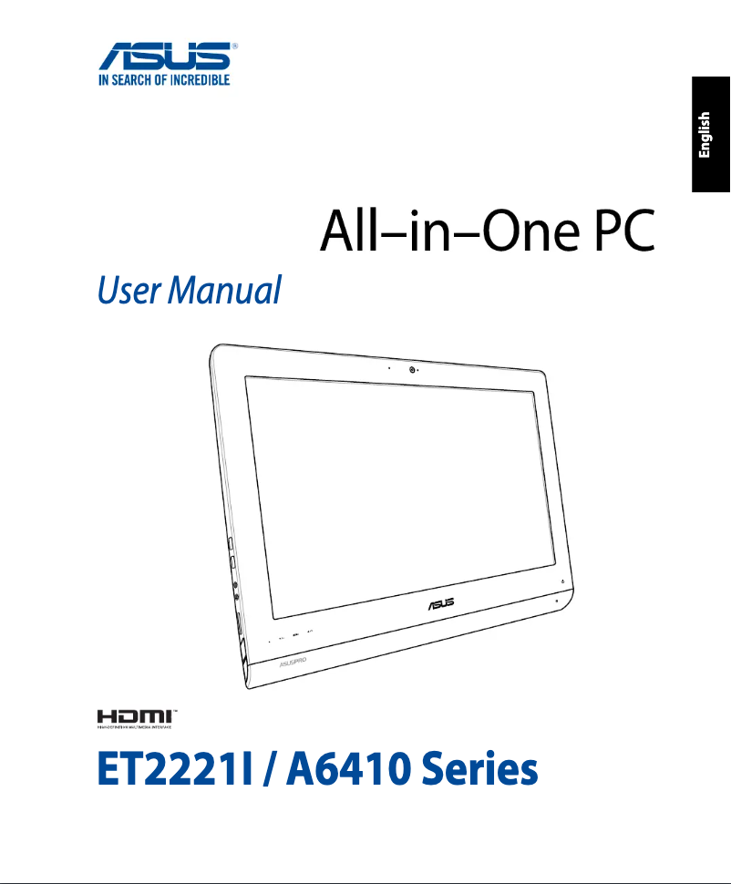 First page image of the manual for PRO A6410
