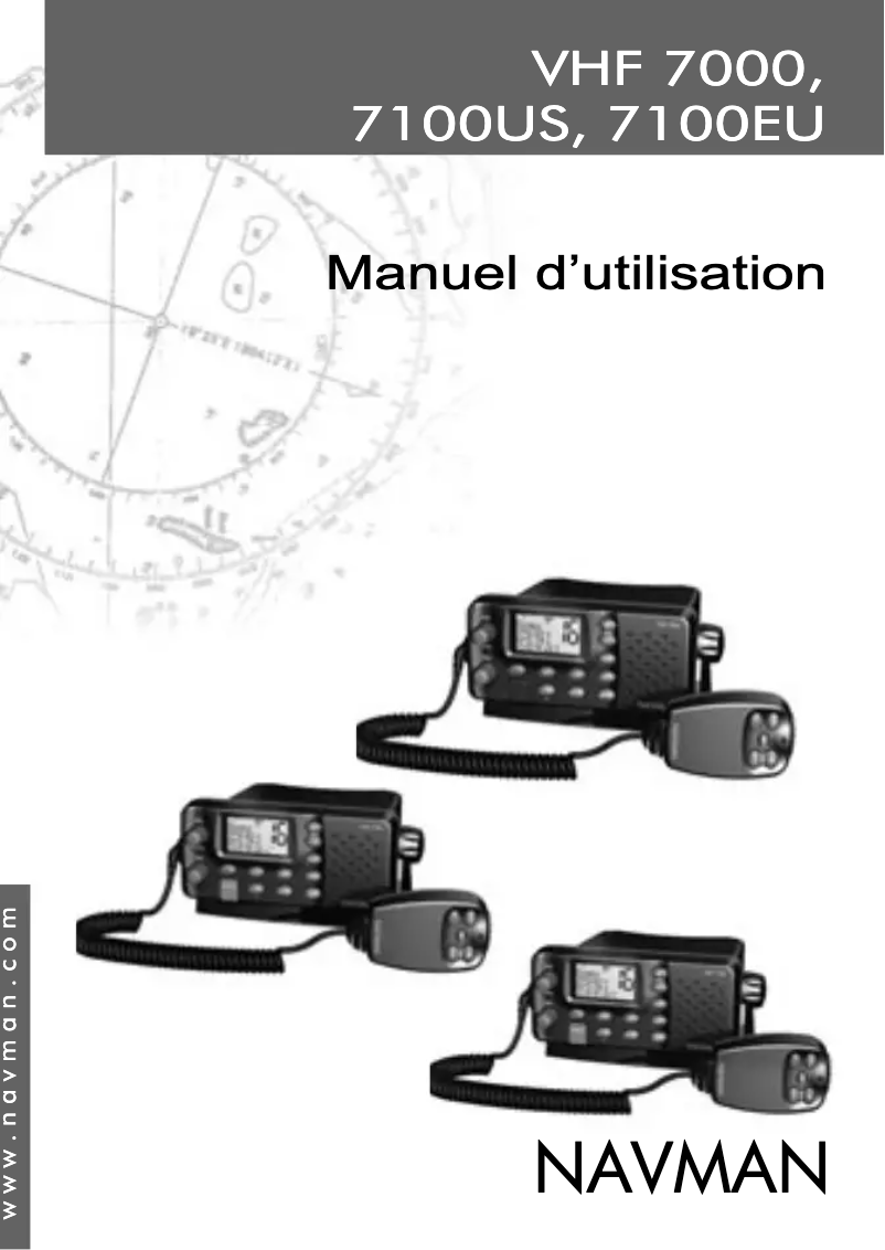 First page image of the manual for VHF 700