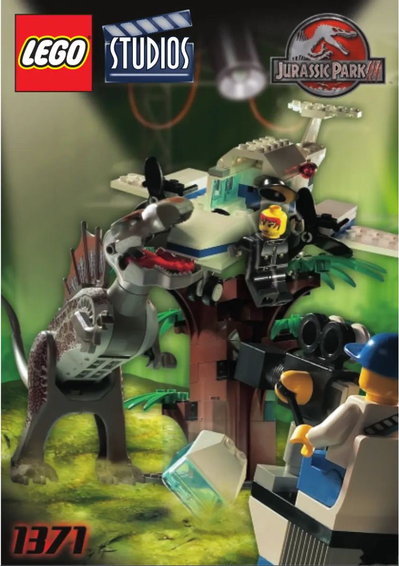 Page 1 of the manual User Manual Lego Spinosaurus Attack Studio 1371