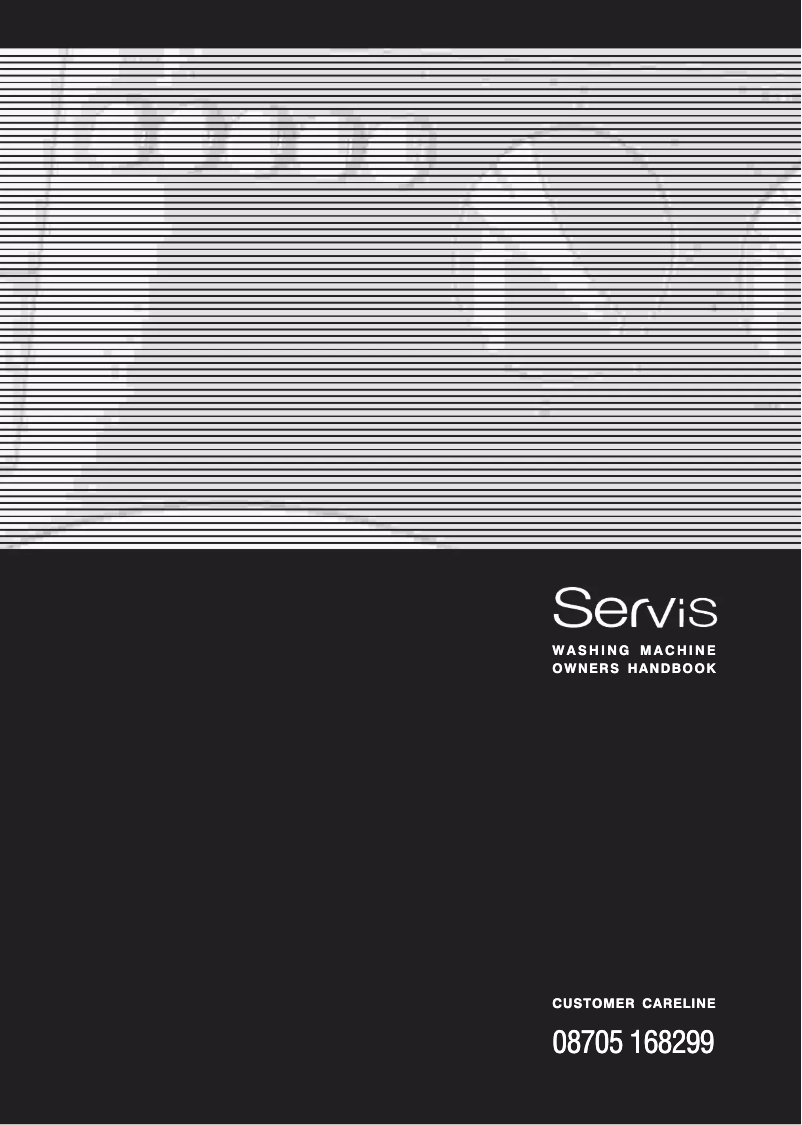 Page 1 of the manual User Manual Servis M6006