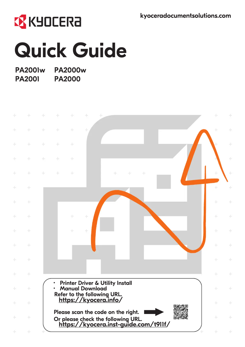 First page image of the manual for ECOSYS PA2001