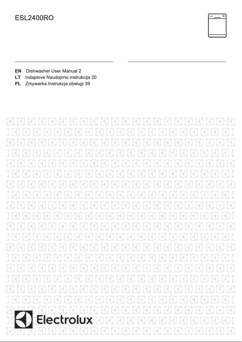 First page image of the manual for ESL2400RO