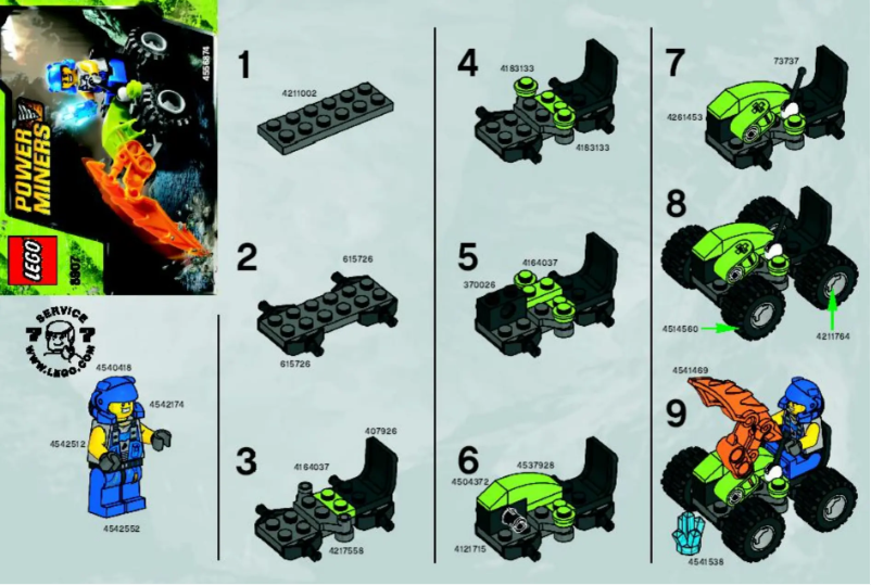 Page 1 of the manual User Manual Lego Rock Hacker