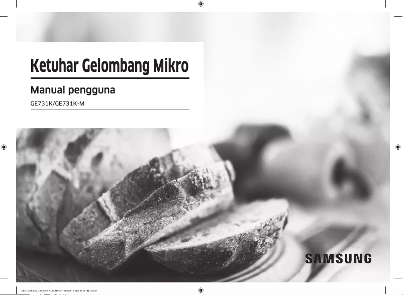 Page 1 of the manual User Manual Samsung GE731K-M