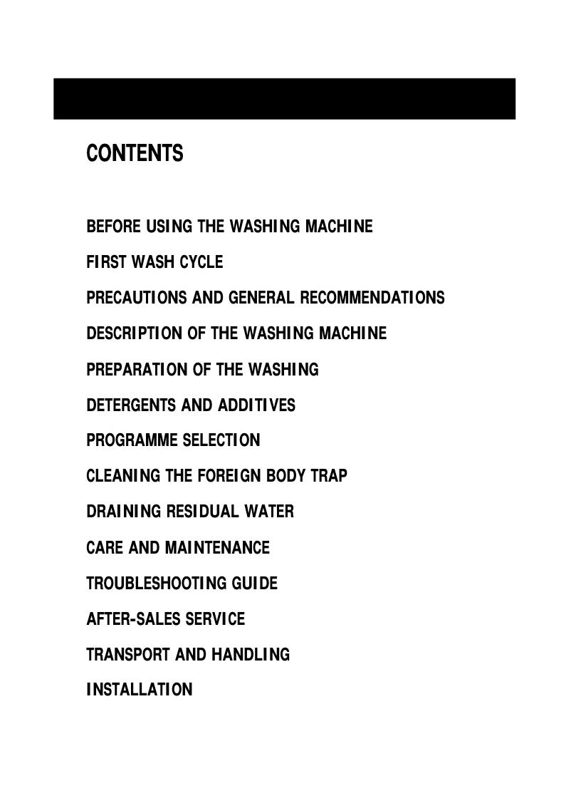 Page 1 of the manual User Manual Whirlpool AWA 5088/1