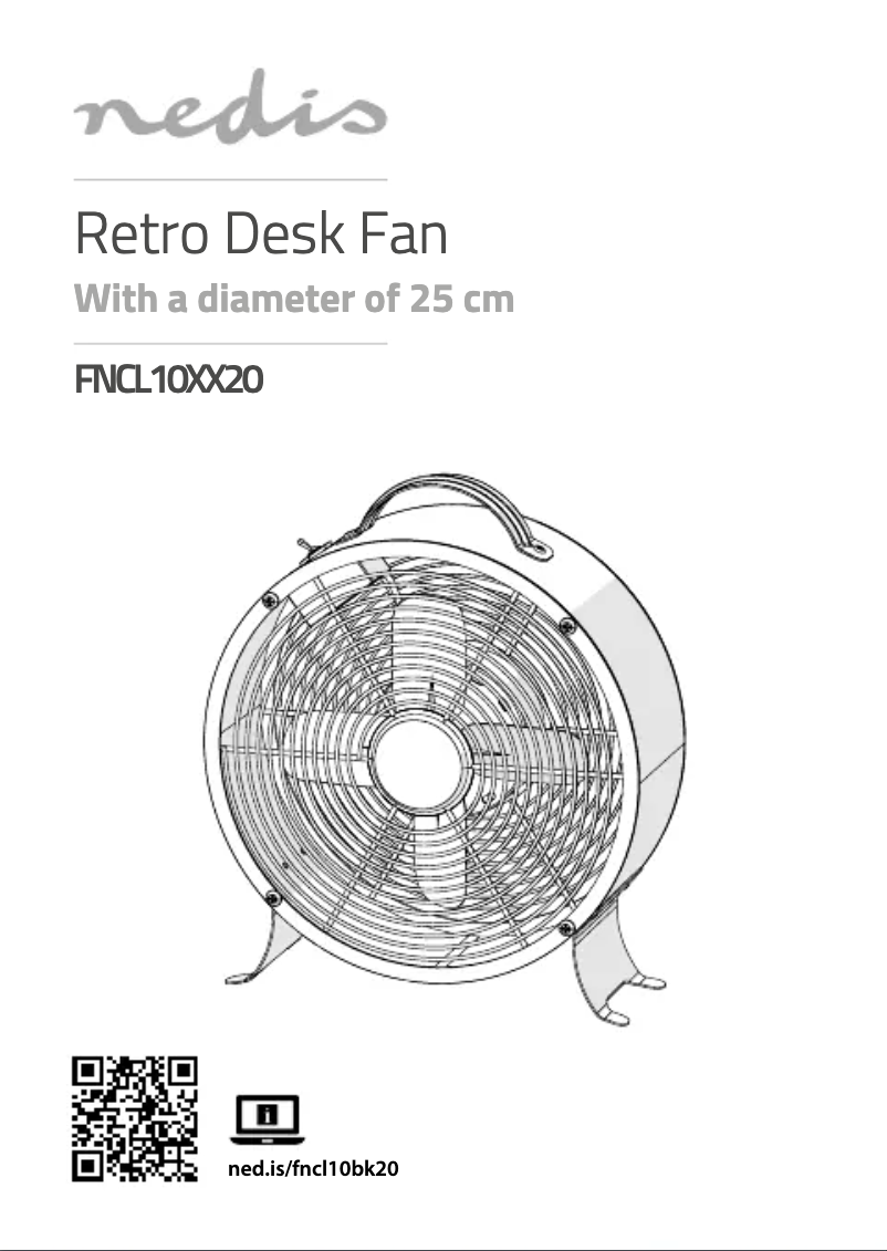 First page image of the manual for FNCL10TQ20