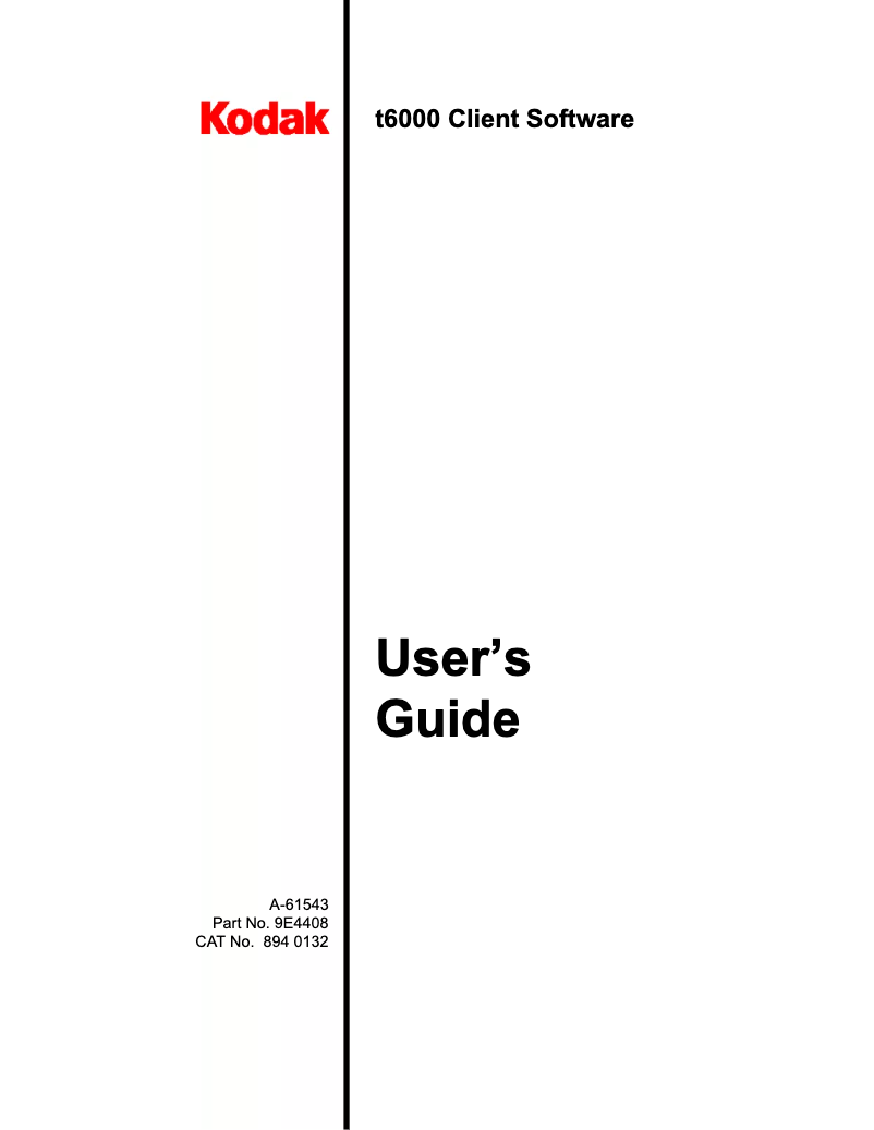 First page image of the manual for i6090