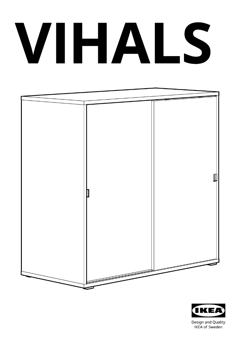 First page image of the manual for VIHALS 004.832.63