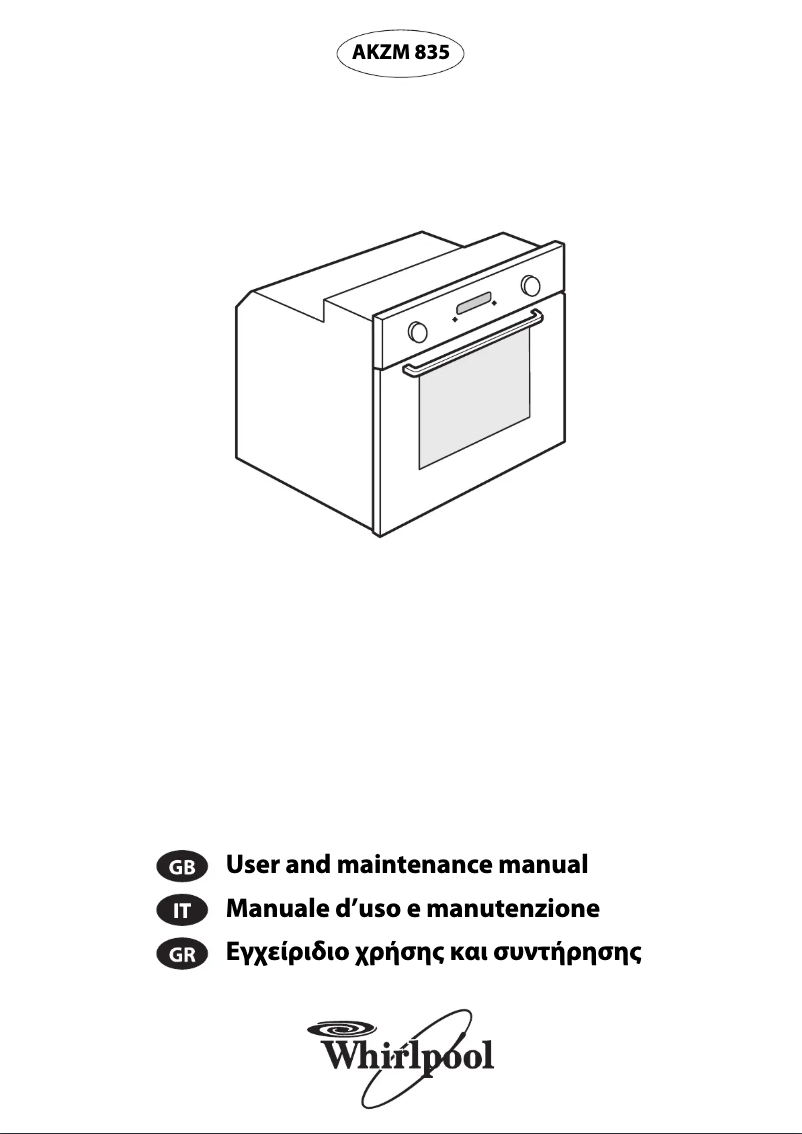 Image de la première page du manuel de l'appareil AKZM 835
