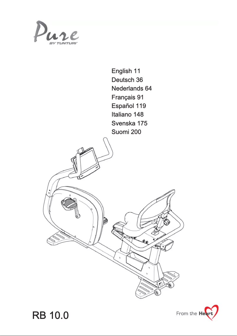 First page image of the manual for Pure 10.0