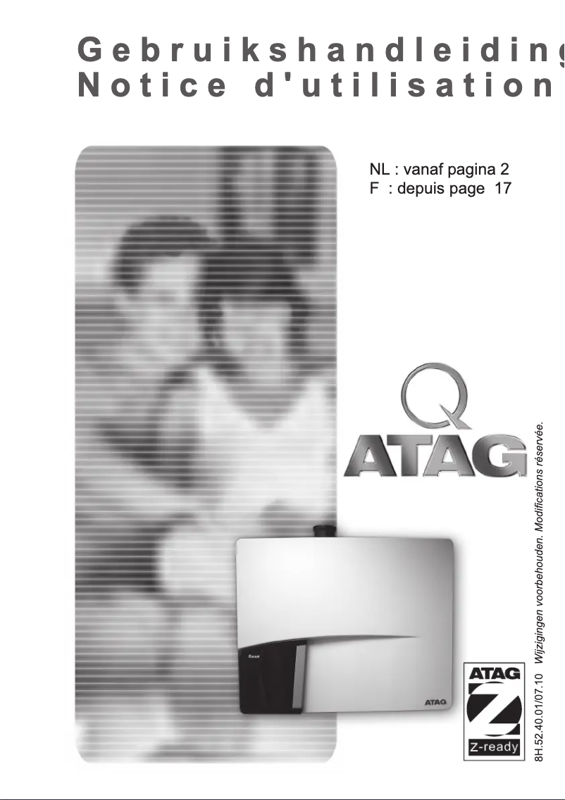 Image de la première page du manuel de l'appareil Blauwe Engel Q