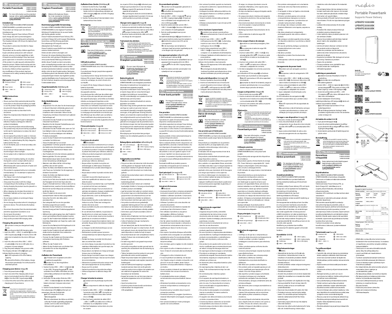 First page image of the manual for UPBKPD30000BK