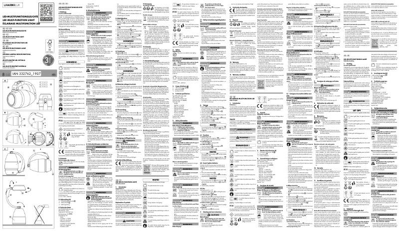 First page image of the manual for IAN 353191