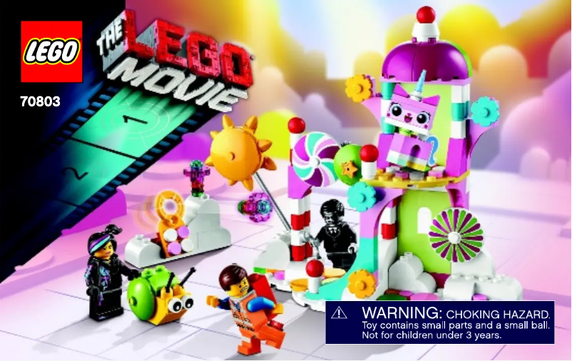 First page image of the manual for The Lego Movie 70803