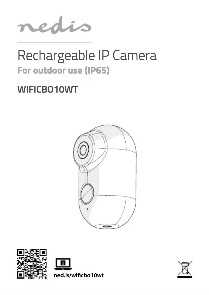Page 1 of the manual User Manual Nedis WIFICBO10WT