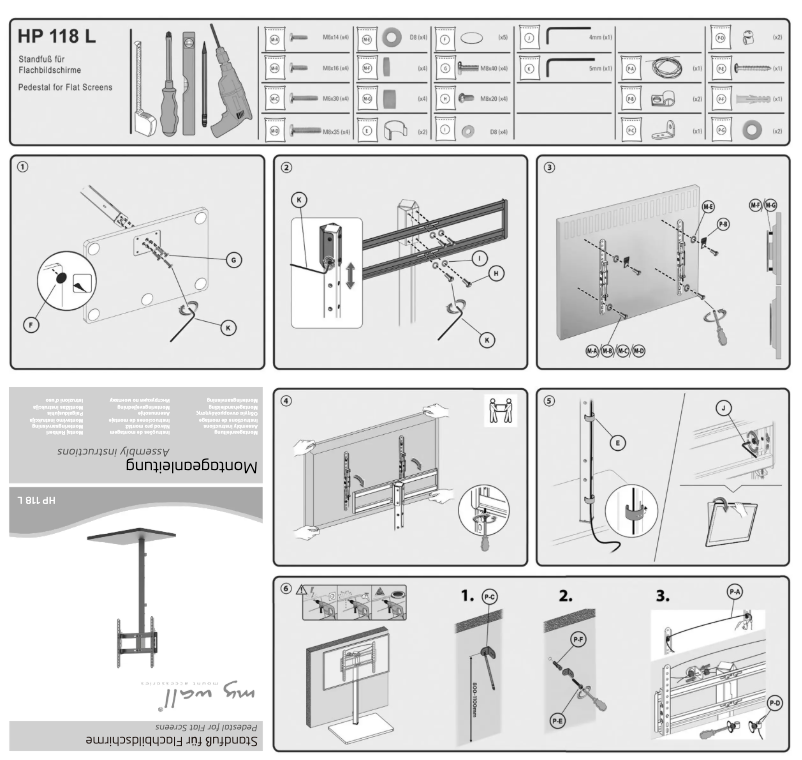 First page image of the manual for HP 118 L