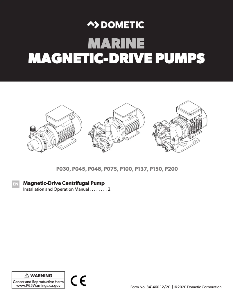 First page image of the manual for Magdry P030