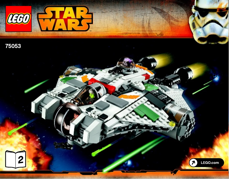 Page 1 of the manual User Manual Lego Star Wars 75053