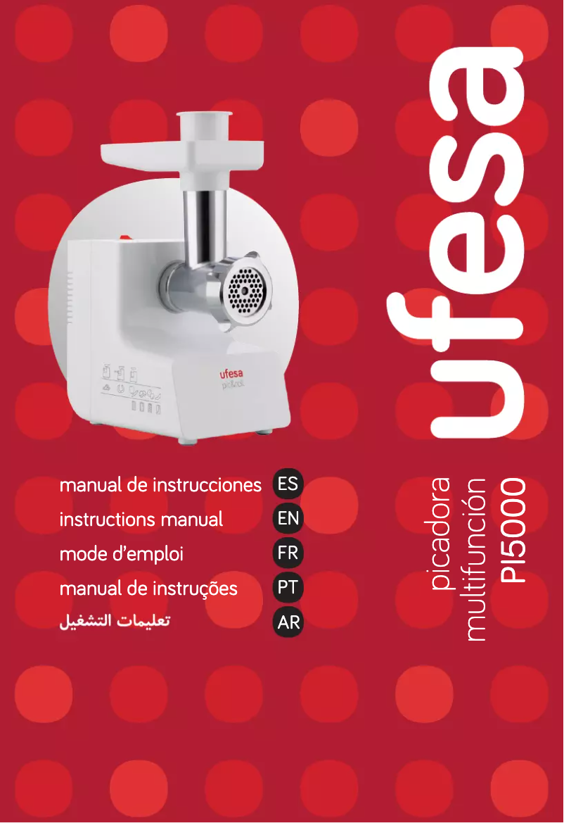 Page 1 of the manual Use and Maintenance Manual Ufesa PI5000