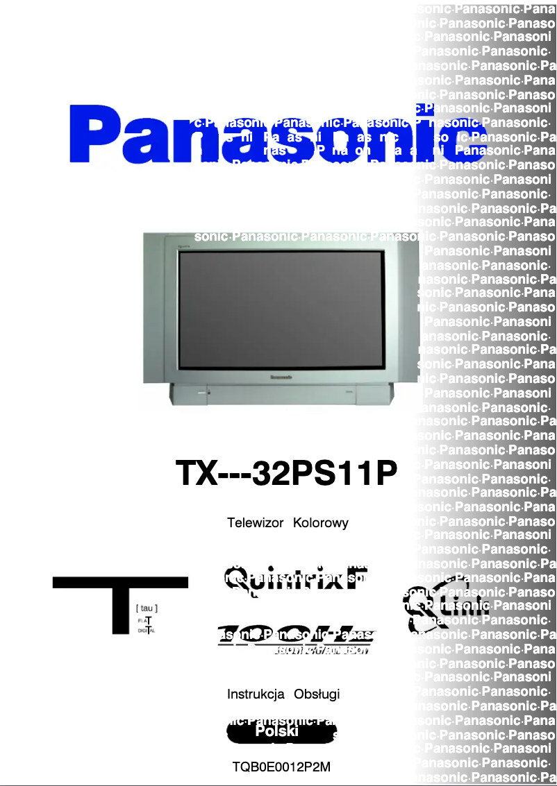 First page image of the manual for TX-32PS11P