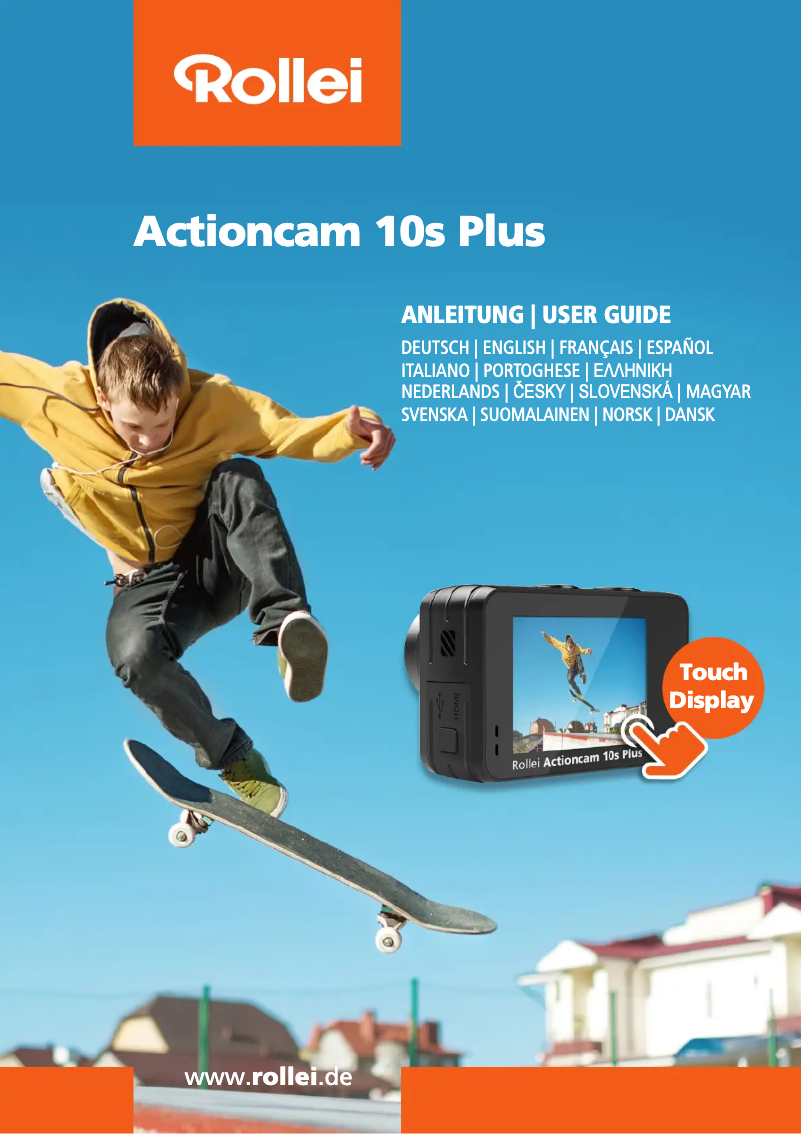 Page 1 of the manual User Manual Rollei Actioncam 10s Plus