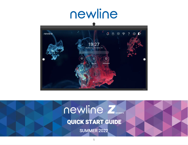 Page 1 de la notice Mode d'emploi Newline TT-6522Z