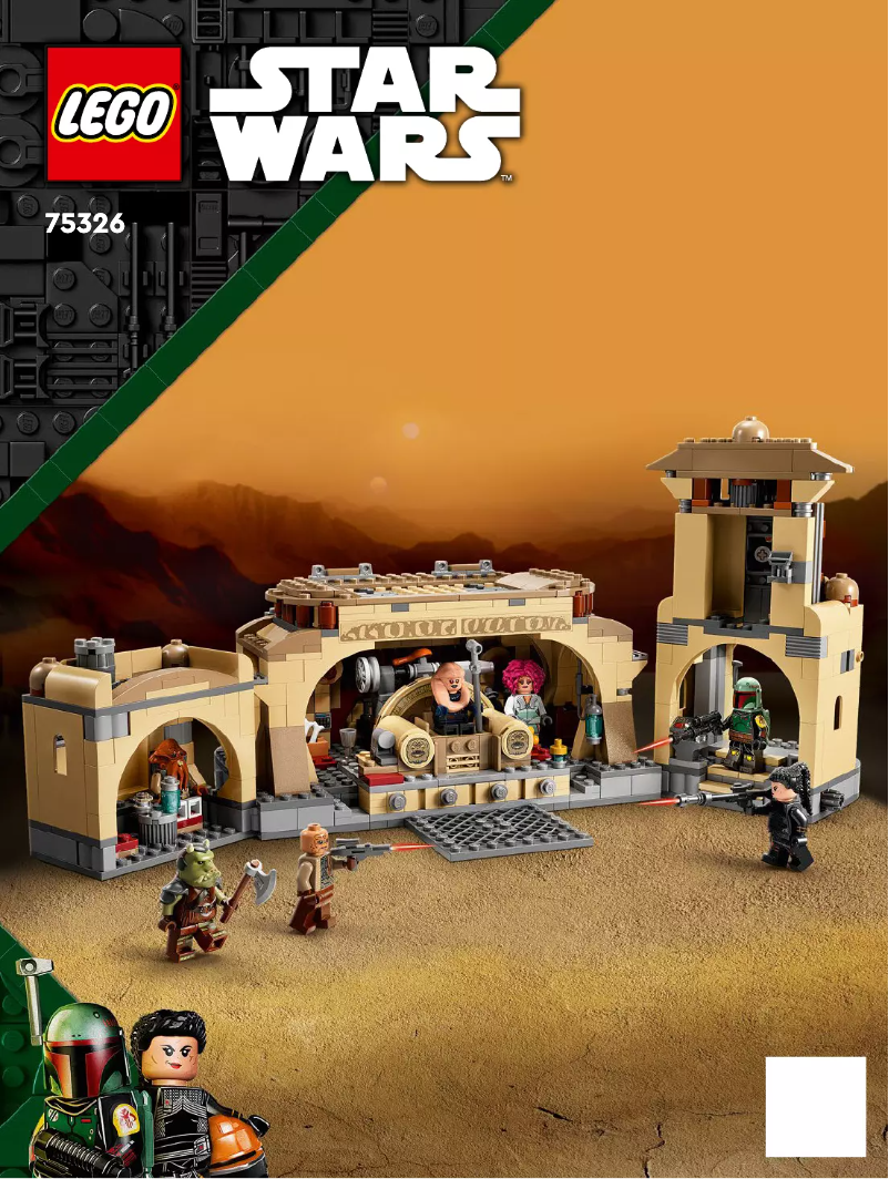 Page 1 of the manual User Manual Lego Star Wars 75326