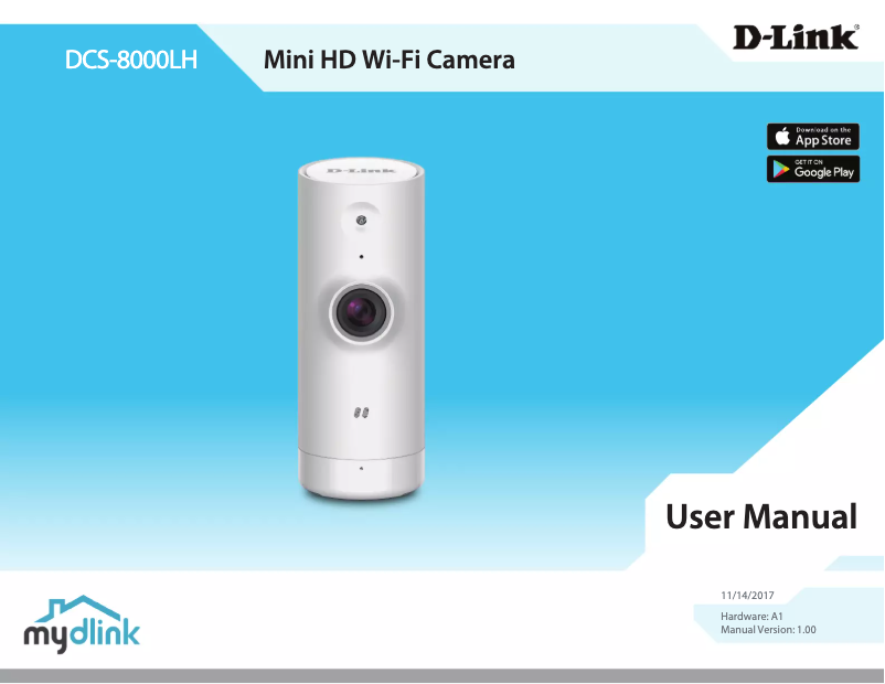 Page 1 of the manual User Manual D-Link DCS-8000LH