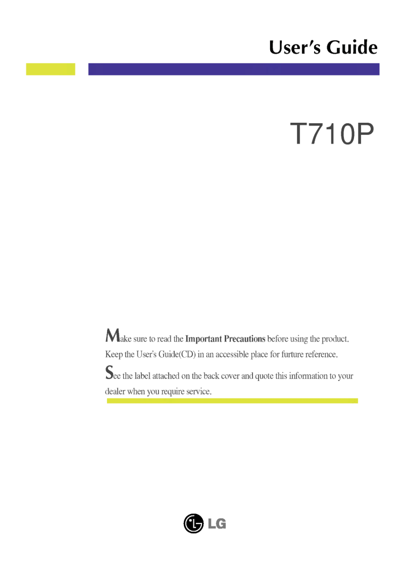 First page image of the manual for T710P