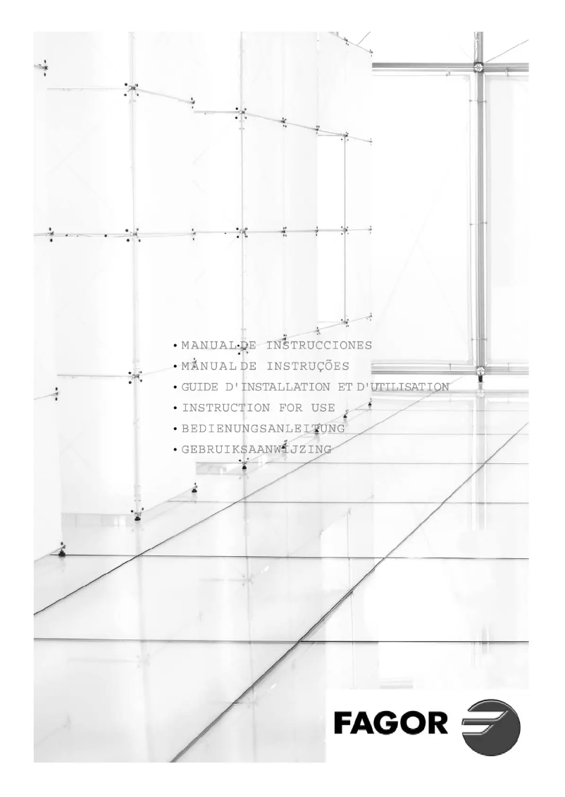 Page 1 of the manual User Manual Fagor FFJ1574LX