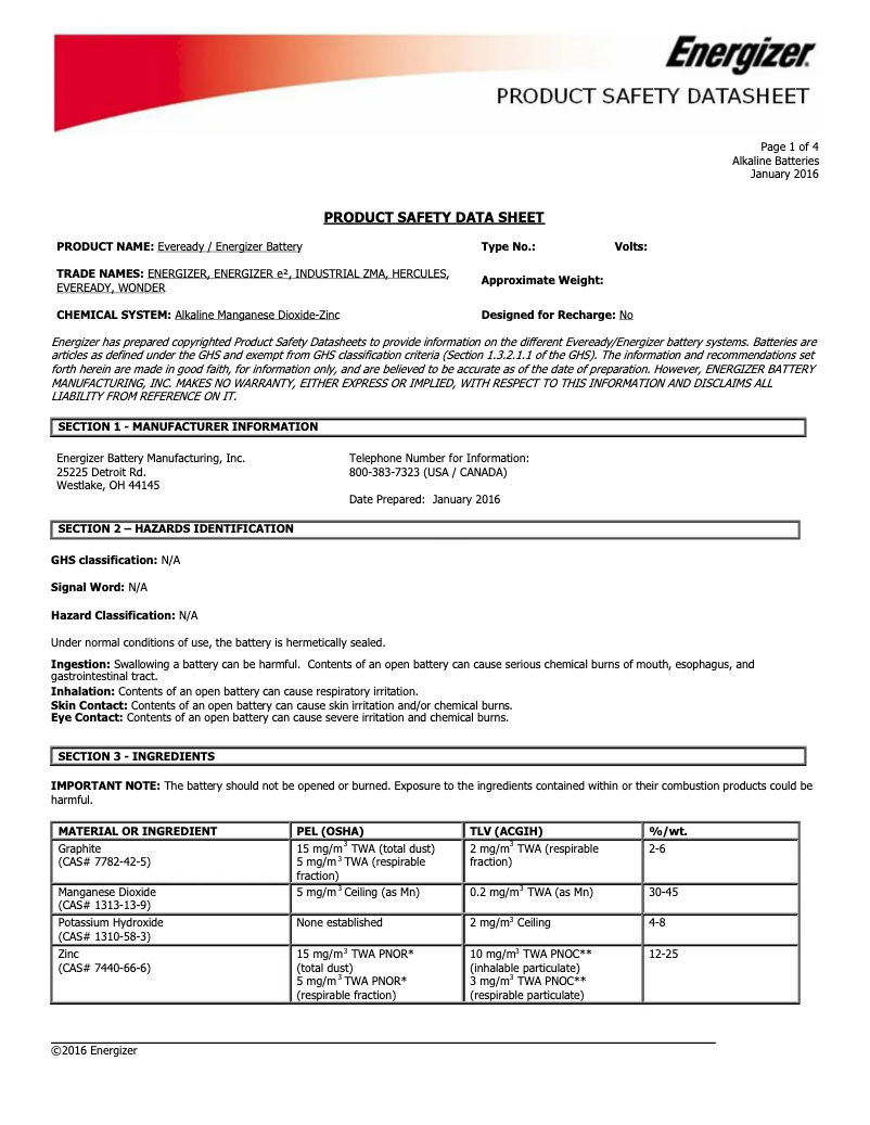 Page 1 de la notice Fiche technique Klein Tools 93LCLG