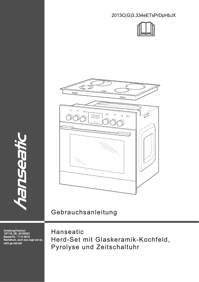 First page image of the manual for 2013C(G)3.334eETsPrDpHbJX