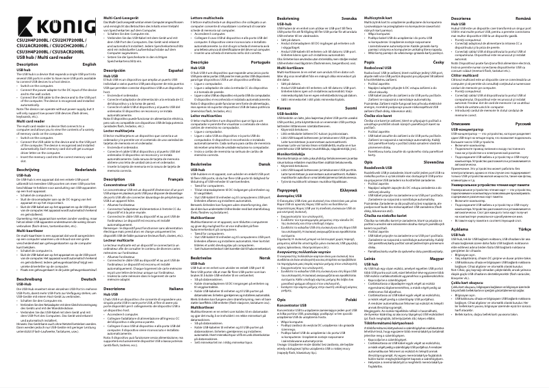 First page image of the manual for CSU3H4P200BL