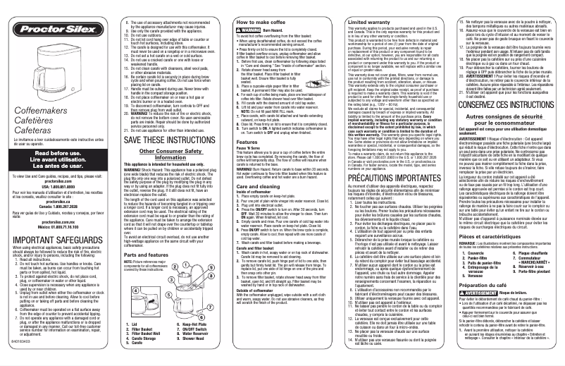 Image de la première page du manuel de l'appareil 48350Y