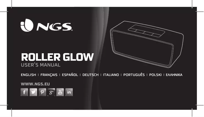 First page image of the manual for Roller Glow