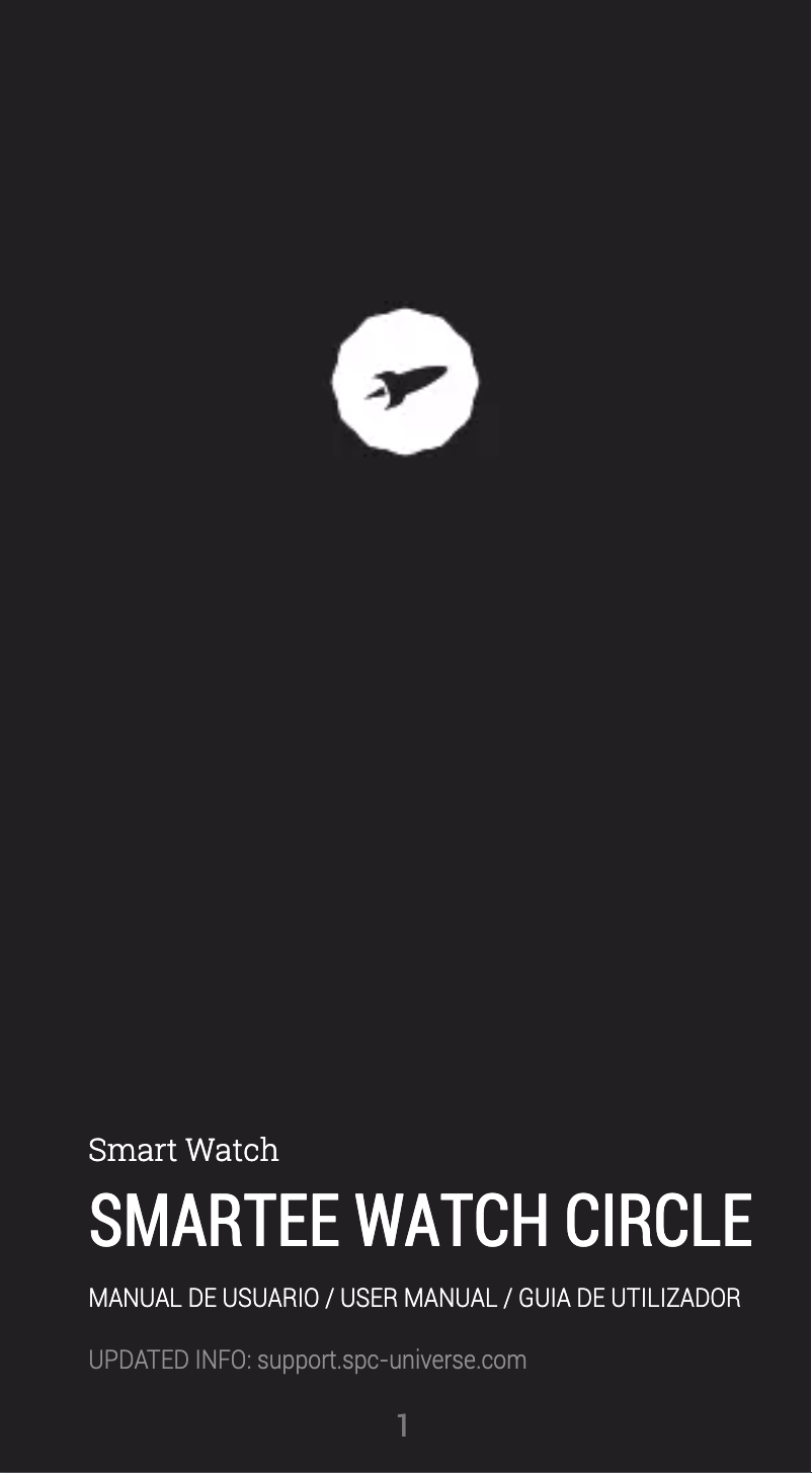 First page image of the manual for Smartee Watch Circle