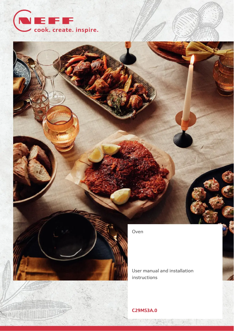 First page image of the manual for C29MS3AY0