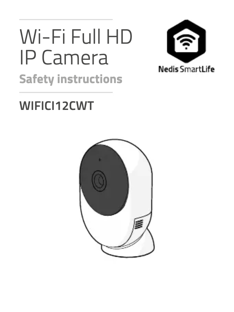 Page 1 of the manual User Manual Nedis WIFICI12CWT