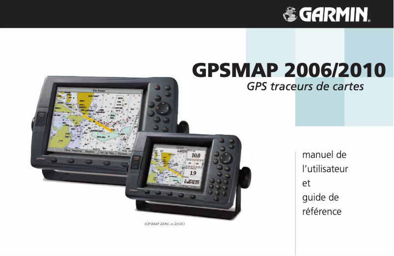 First page image of the manual for GPSMAP 2006